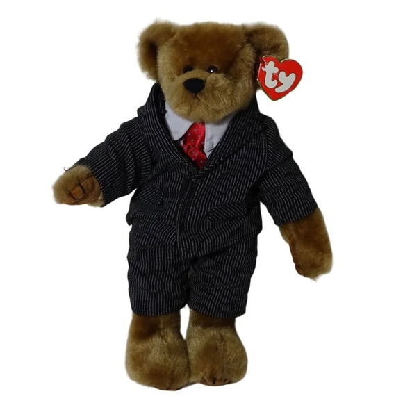 Ty Attic Treasures Collectiible William Dressed For Success Bear Plush Toy W/Tag - Picture 1 of 7